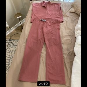 Figs scrub set Mauve